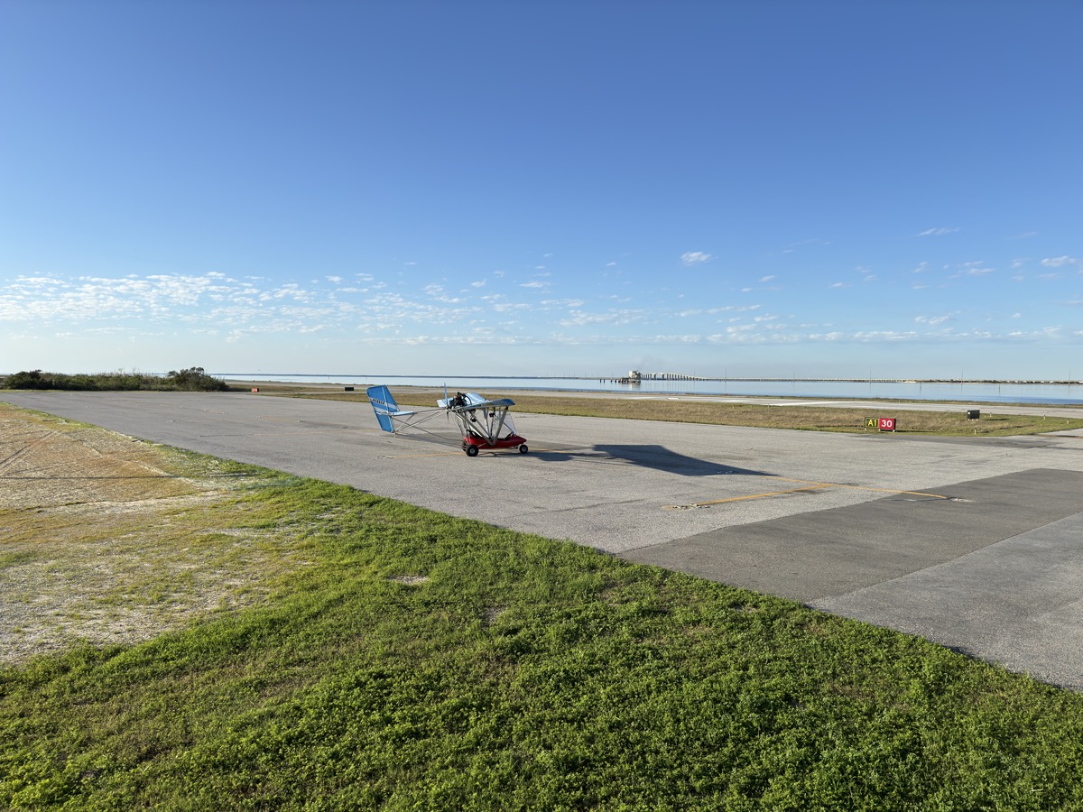 Light sport on the beach runway