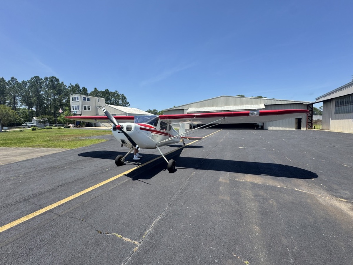 Tailwheel on the ramp